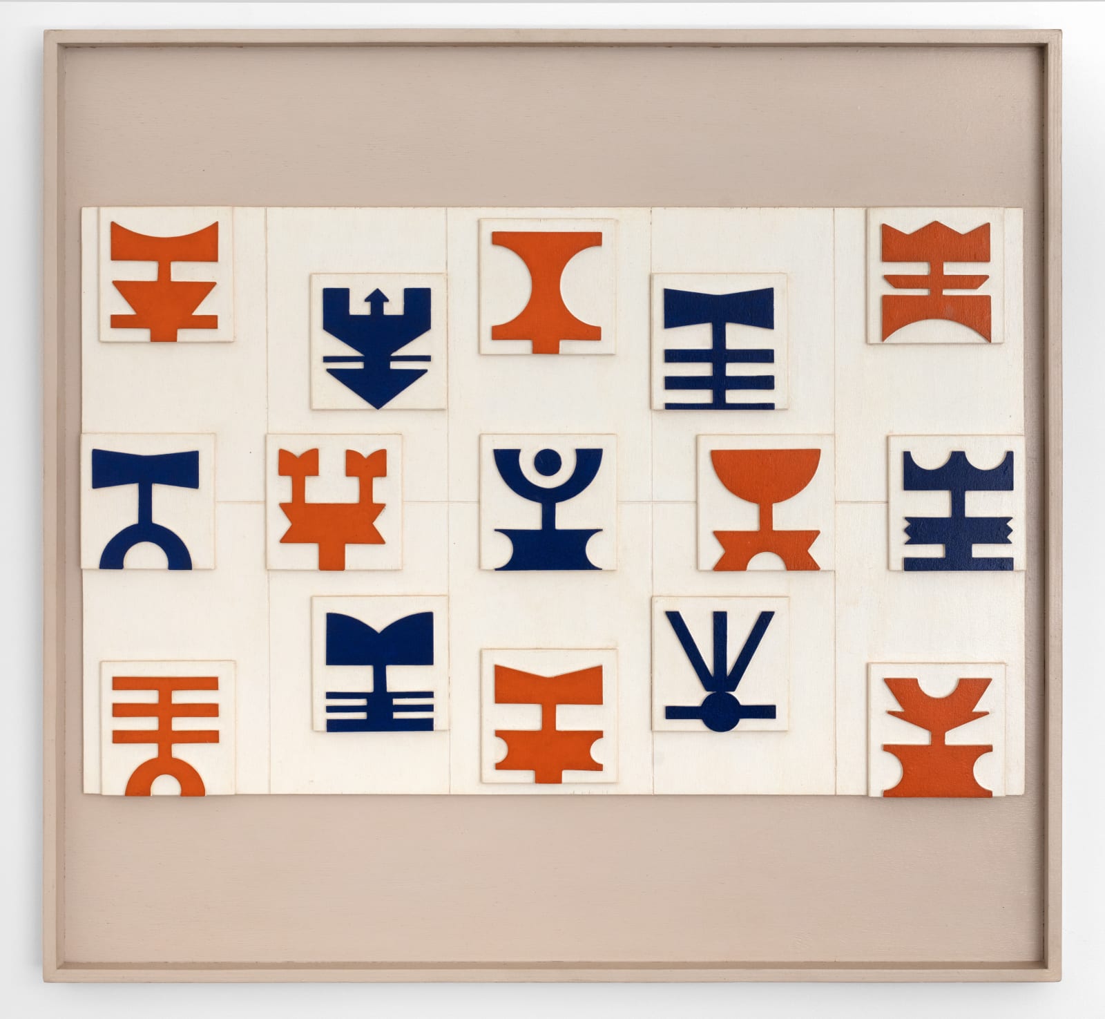 Rubem Valentim, Painel-Emblemático (Estudo - Protótipo) Escala 1/10, 1984