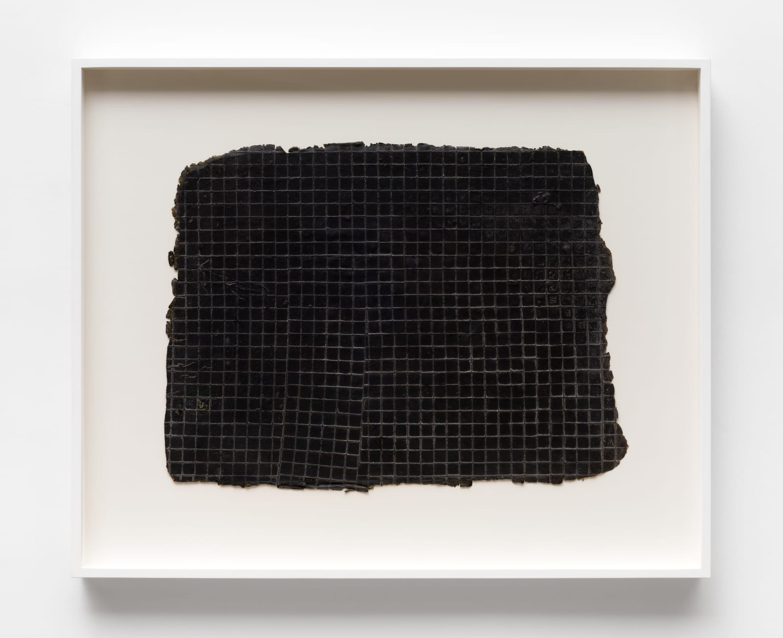Heidi Bucher, Untitled (dark floor piece from Villa Bleuler) Zürich, 1991