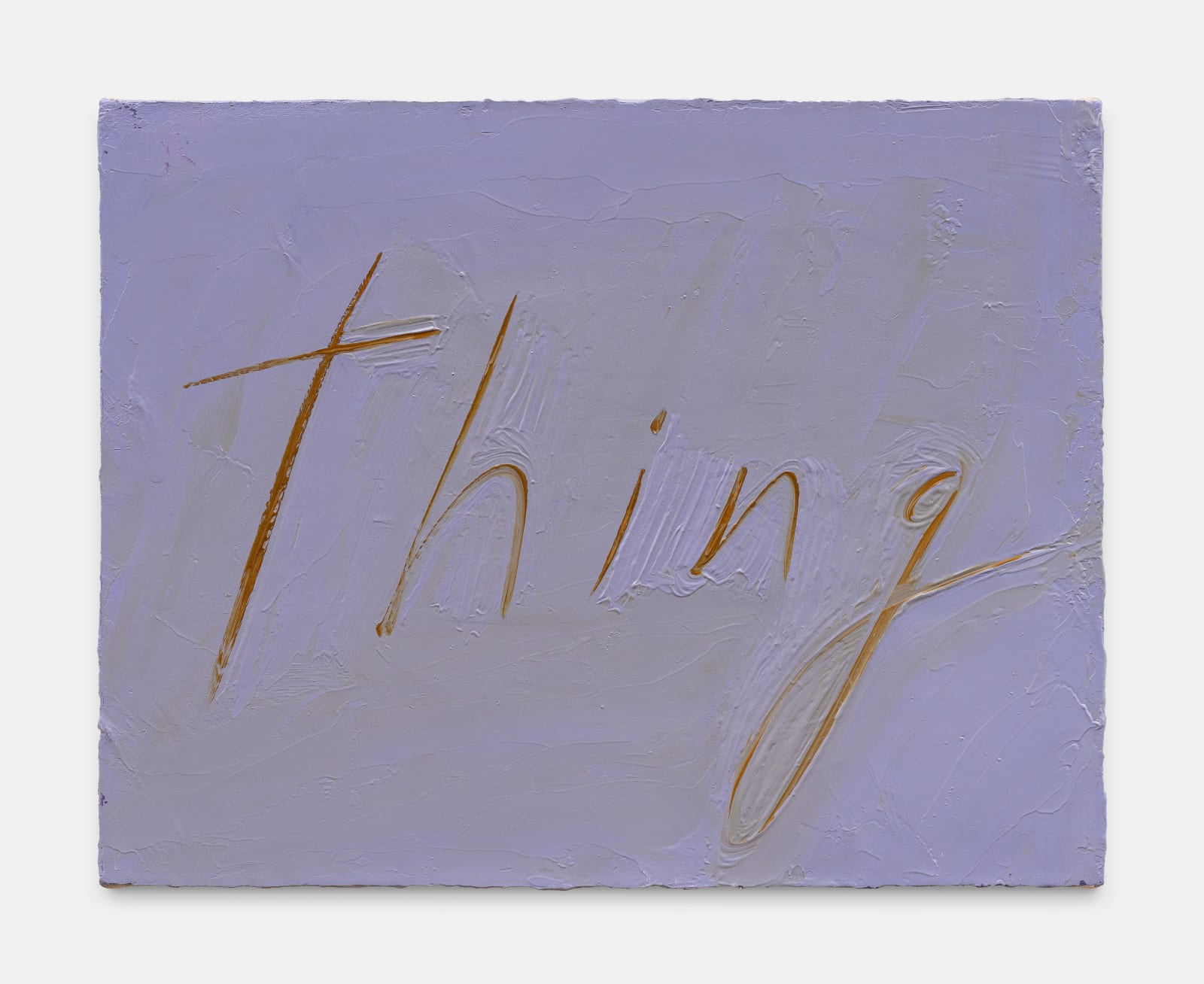 Mira Schor, Purple Thing, NY #12, 2014