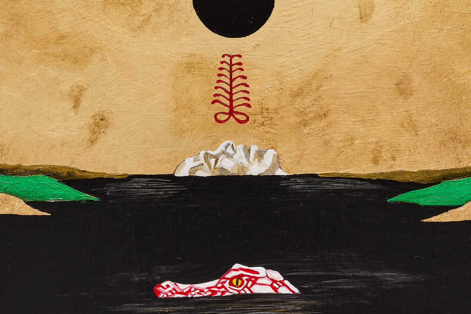 Antonio Obá, A lua #18, 2025