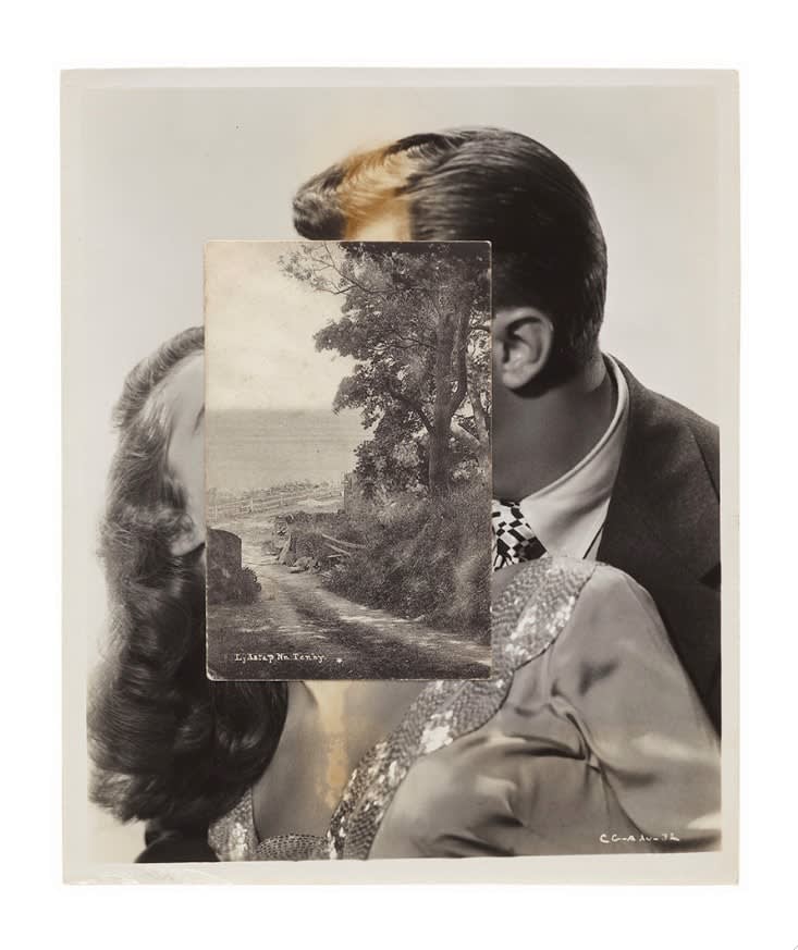 John Stezaker, Kiss (Film Portrait Collage) X, 2013