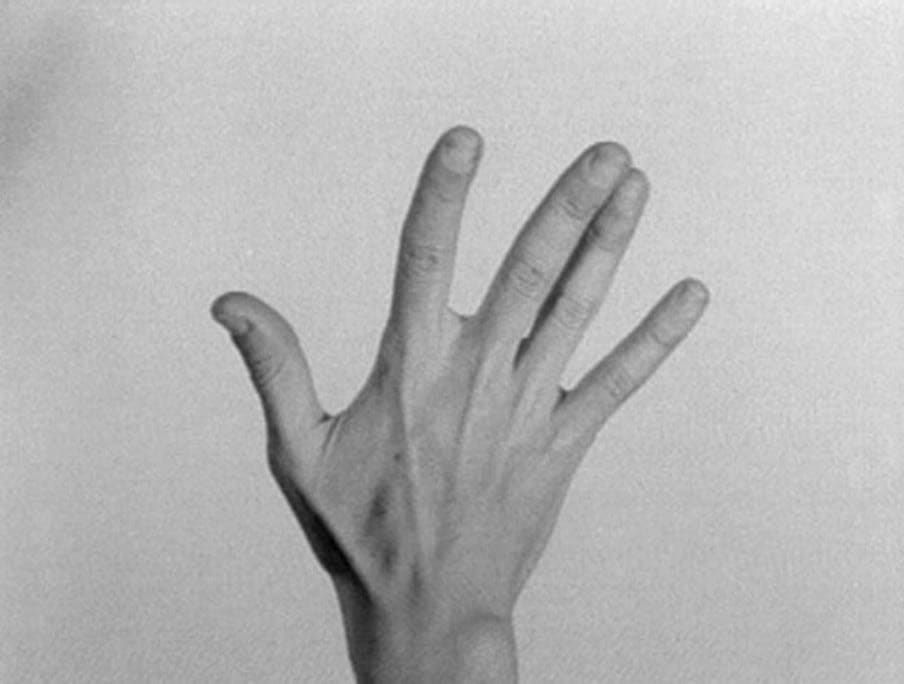 Yvonne Rainer, The Hand Movie, 1966