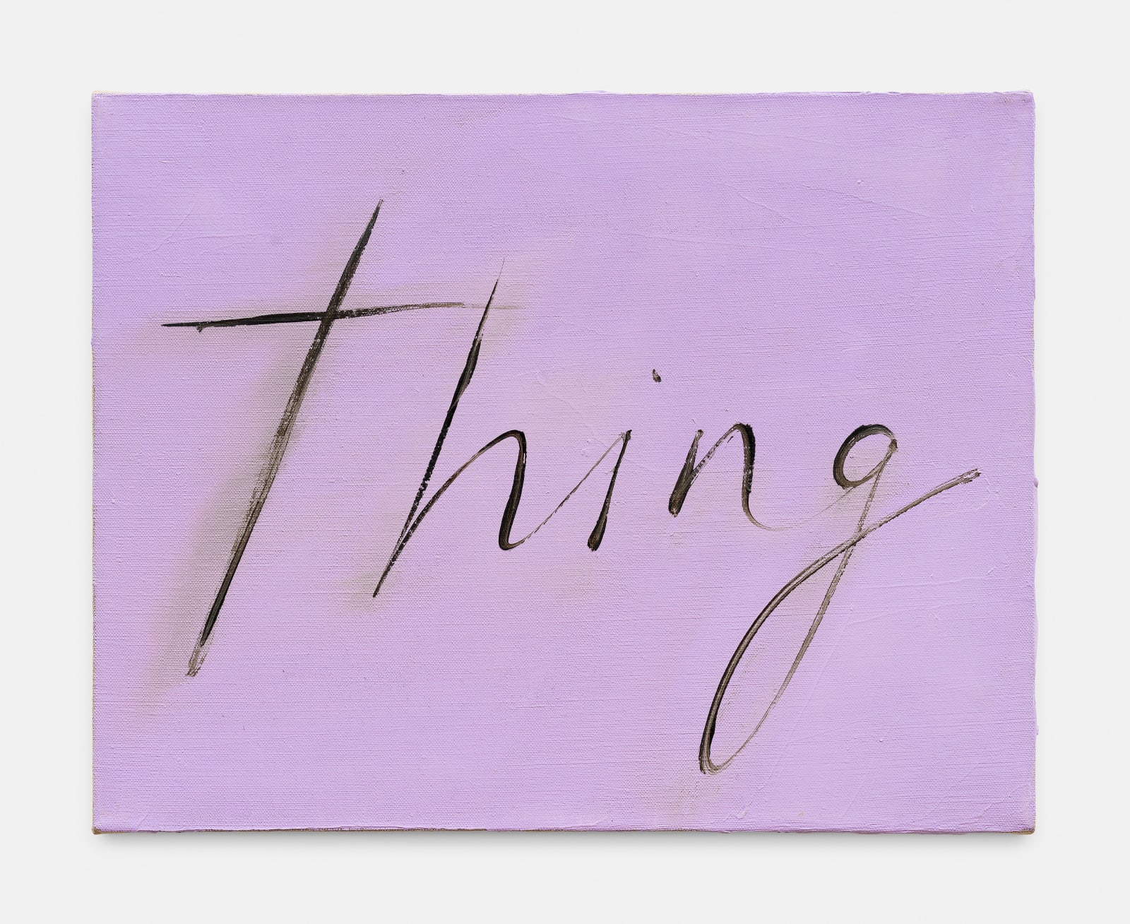 Mira Schor, Purple Thing, 2015
