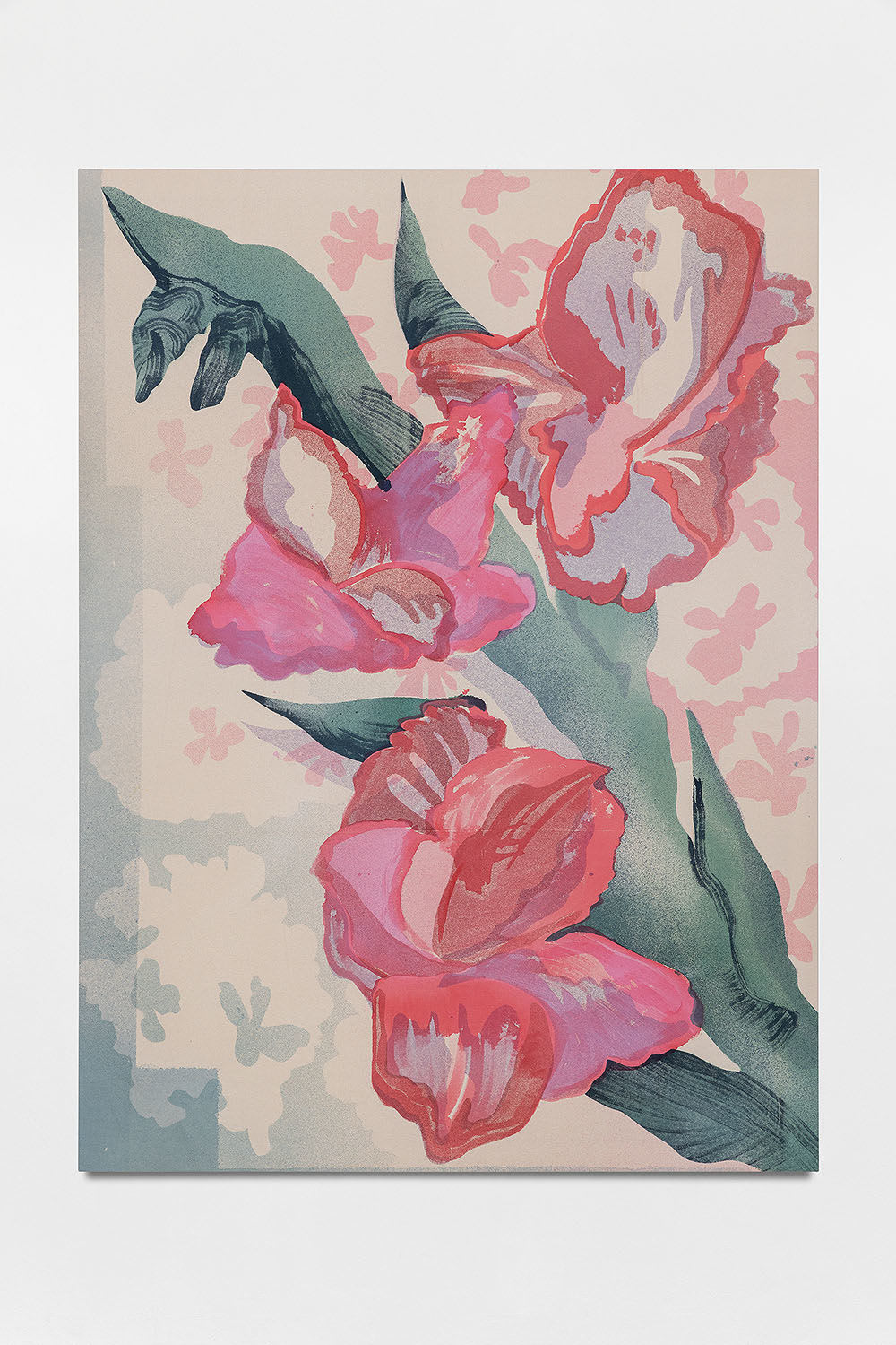 Matthew Lutz-Kinoy, Red flower for Etel, 2022