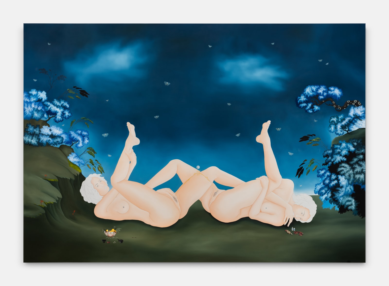 Sanam Khatibi, Garden Scene (it is said they are each other), 2022