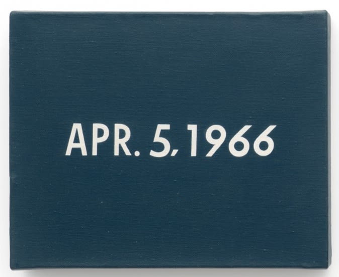 On Kawara, APR. 5, 1966, 1966