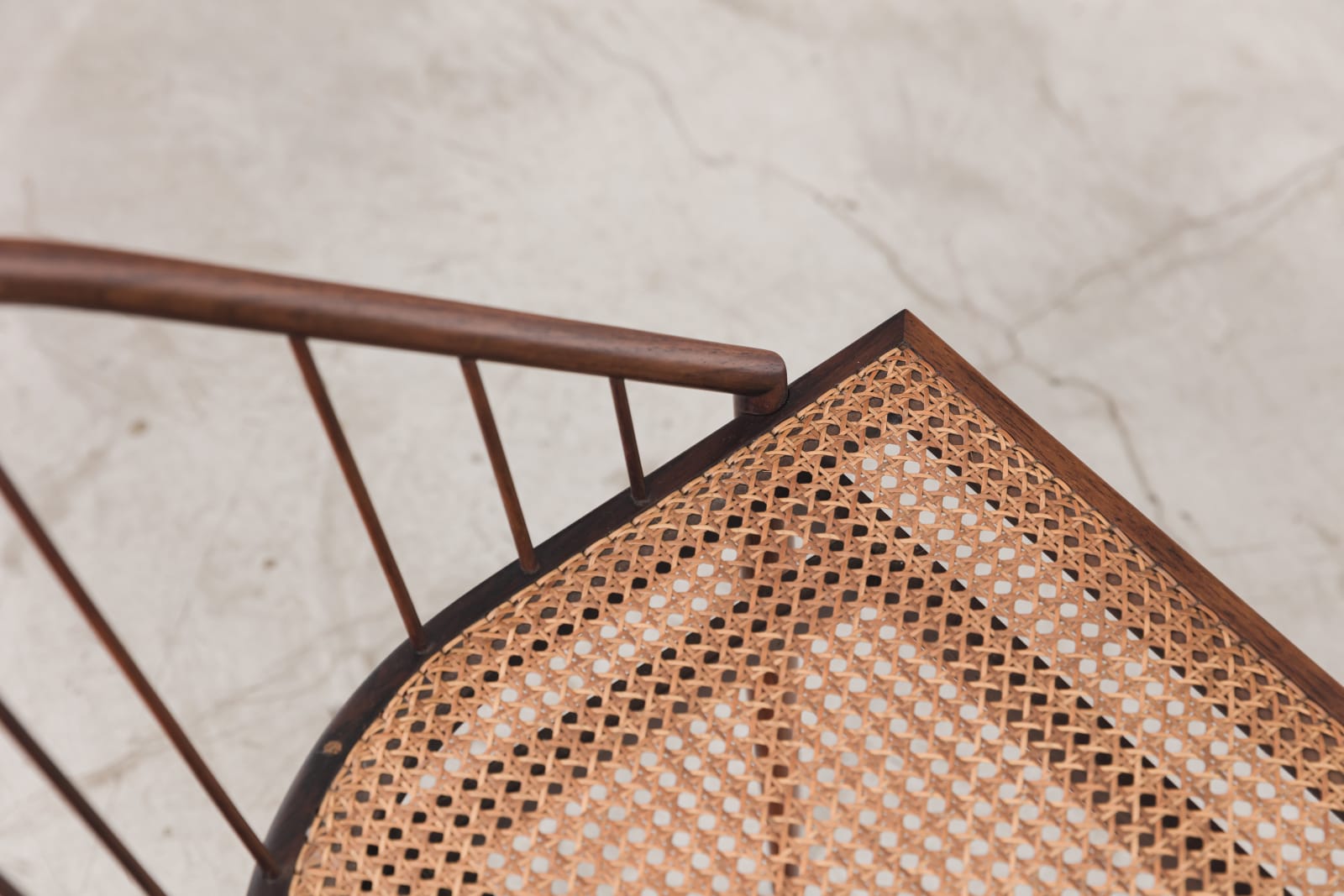 Joaquim Tenreiro, Curved Chair With Stick Back, 1960
