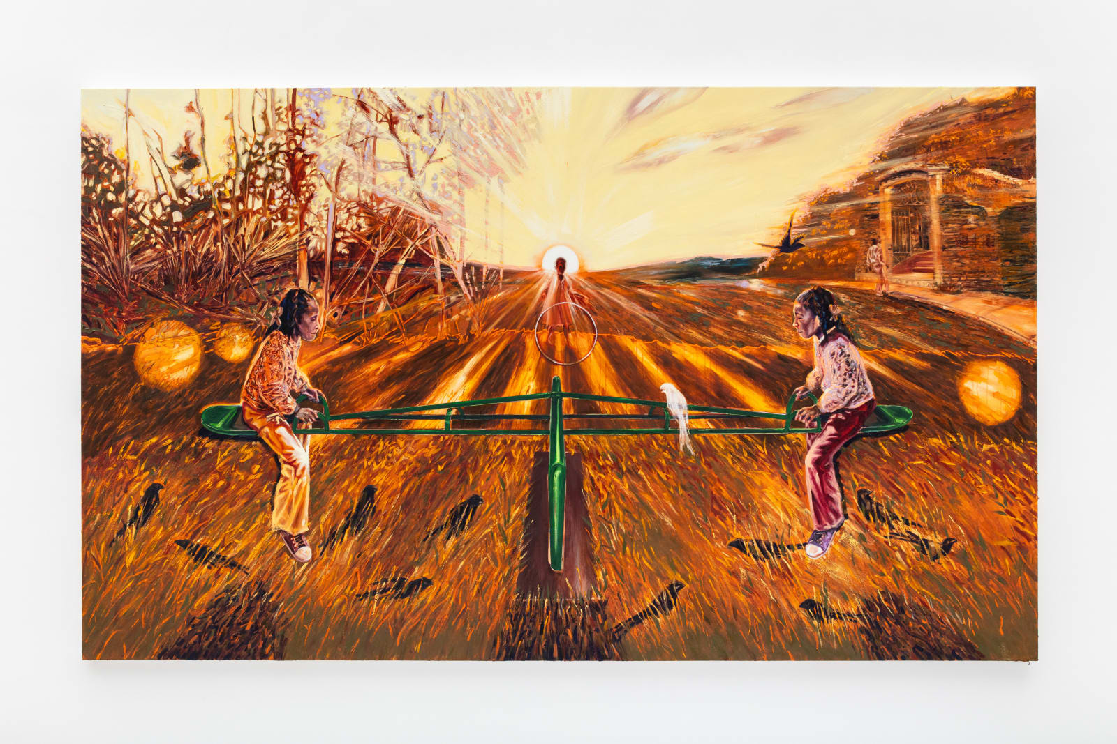 Antonio Obá, Fabulação para paisagem crepuscular à entrada do Morro da forca [Fabulation of the Twilight Landscape at the Entrance to Morro da Forca], 2023