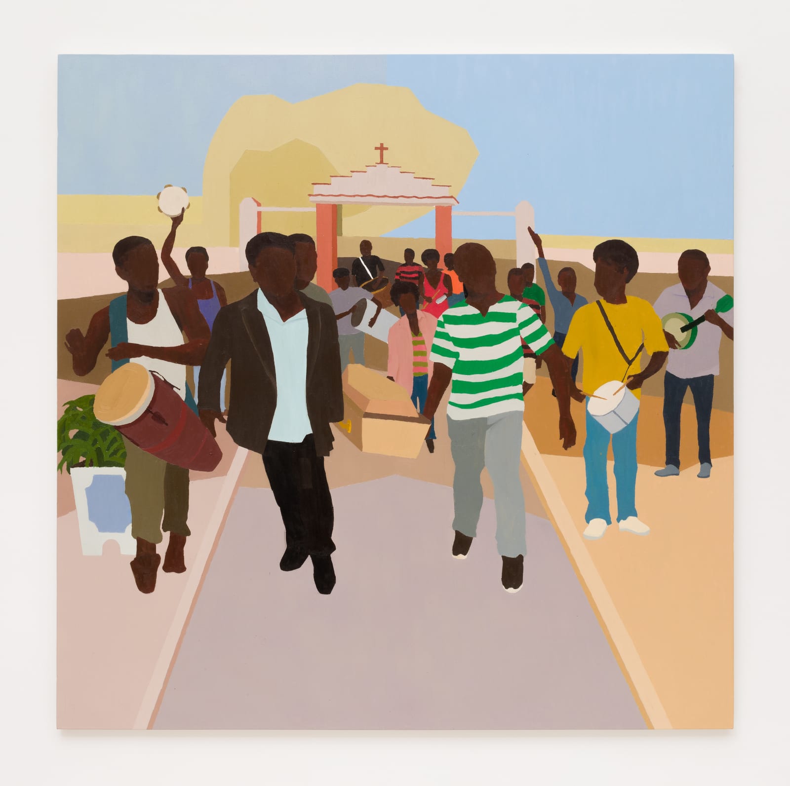 Wallace Pato, Enterro de sambista., da série Alto Subúrbio , 2020