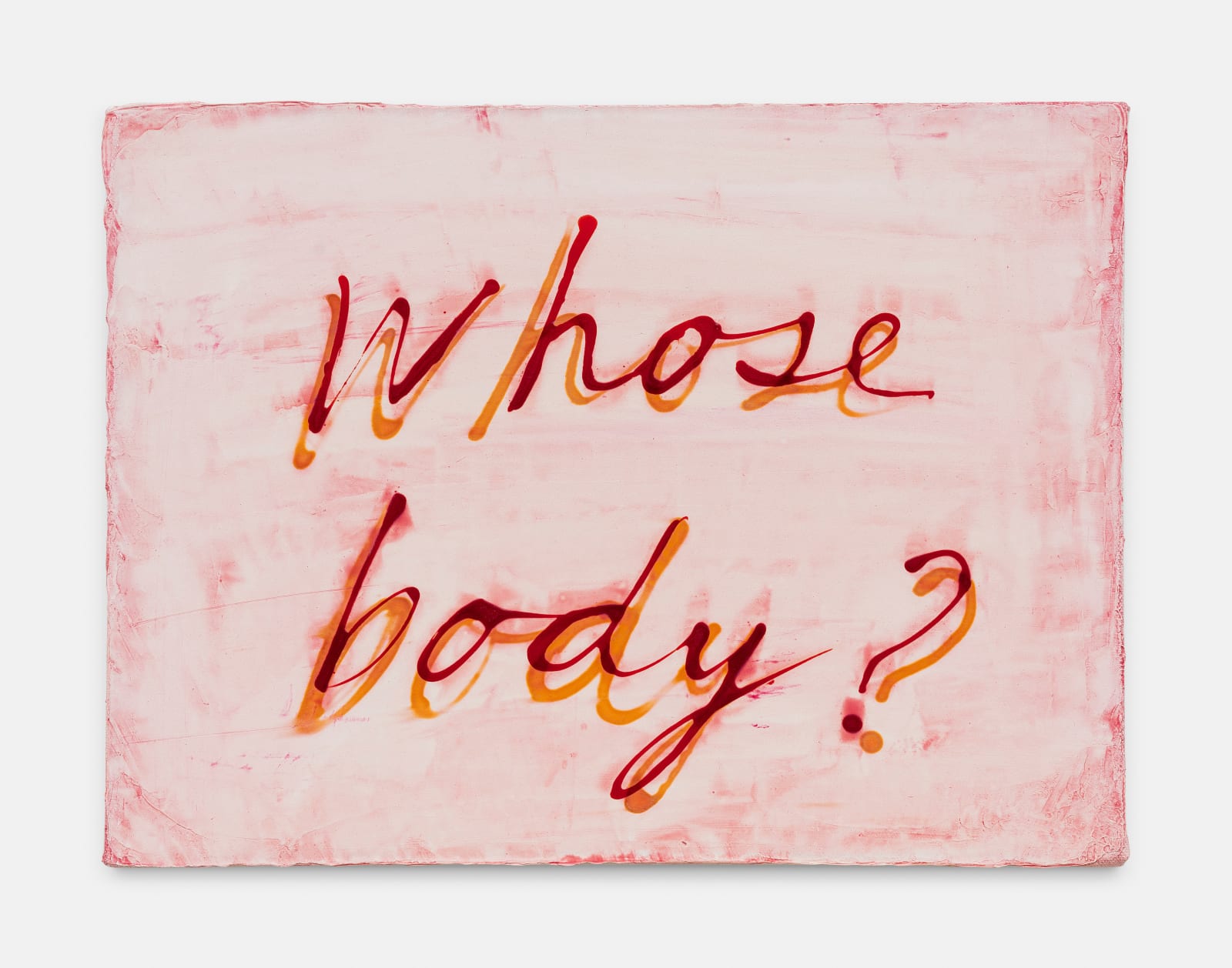 Mira Schor, Whose Body? #1, 2022