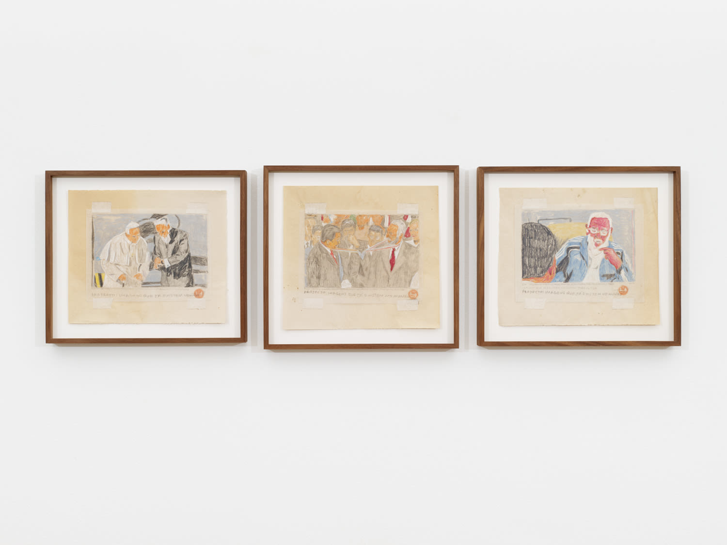 Paulo Nazareth, Projeto: Imagens que já existem no mundo [Fidel Castro com João Paulo II na primeira visita de um papa a Cuba depois de décadas e séculos de crueldade católica; Fidel Castro y as medalhas com o presidente Venezuelano Hugo Chavez que quebrou o embargo dos EUA a Cuba; Em setembro de 2016: em uma de suas últimas fotos, recebendo políticos vietnamitas em sua casa em Havana], 2018