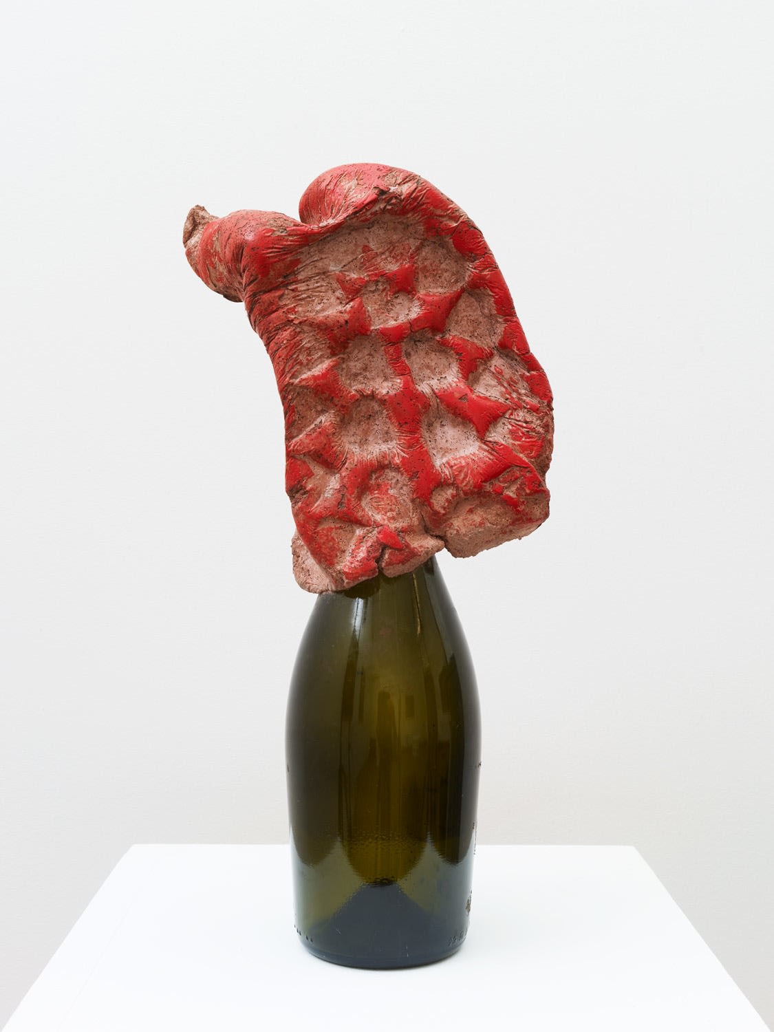 Michael Dean, (Unfuckingtitled) stamped on tongue of muzzle stamped on muzzle of a spill, 2022