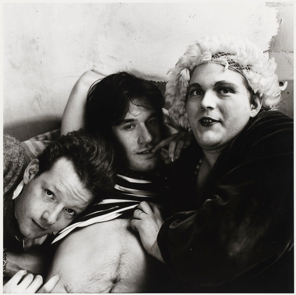 Peter Hujar, Jackie Curtis, Lance Loud and Friend, 1975