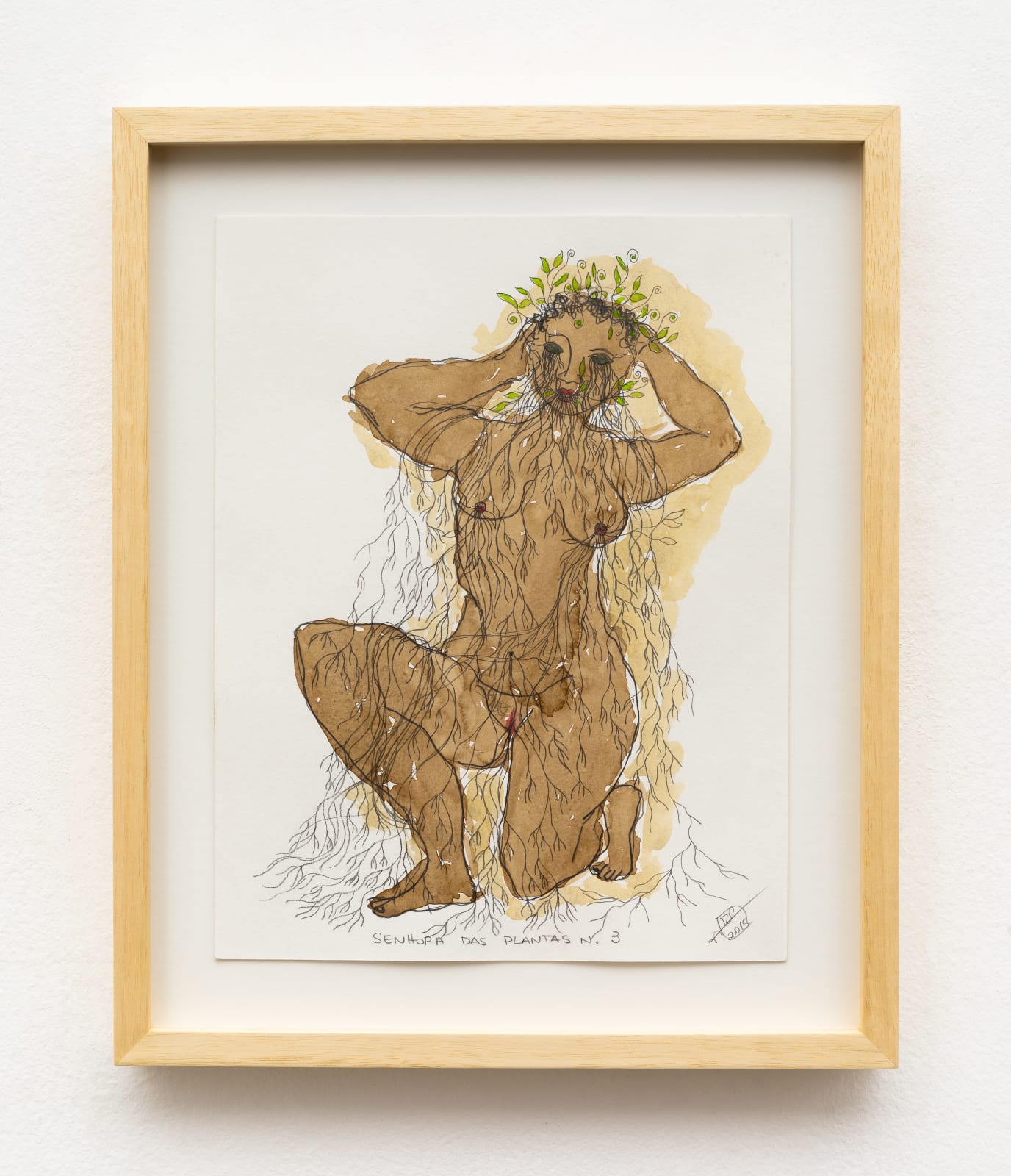 Rosana Paulino, from Senhora das Plantas series, 2015