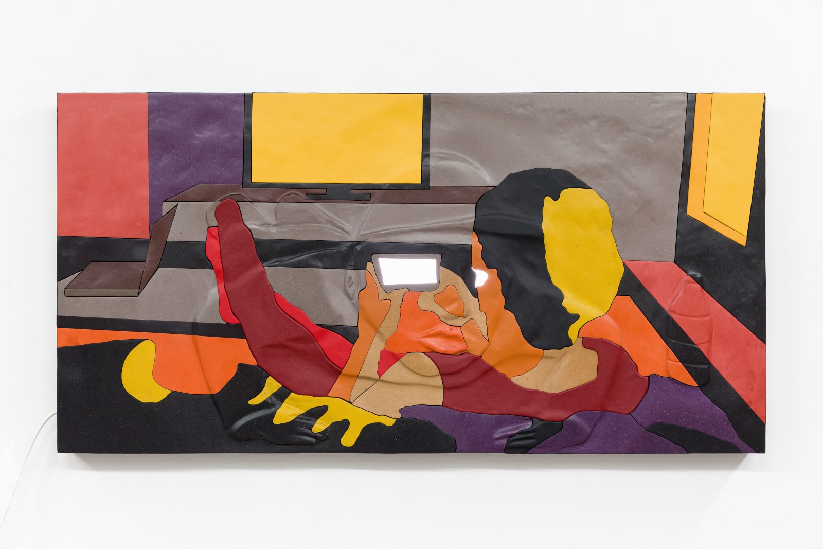 Neïl Beloufa, Talking about becoming a better person from home, 2021