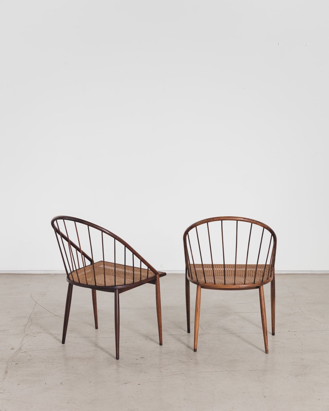 Joaquim Tenreiro, Curved Chair With Stick Back, 1960