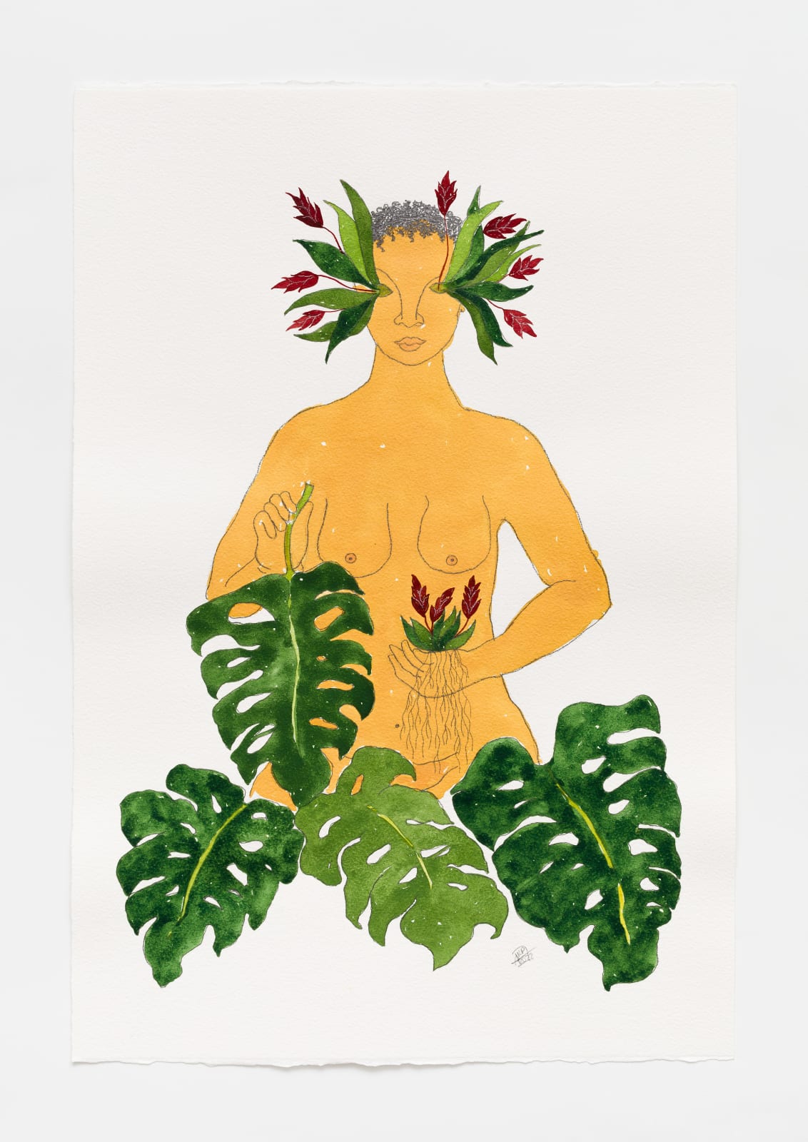 Rosana Paulino, Senhora das plantas, Espada de Iansã, 2022