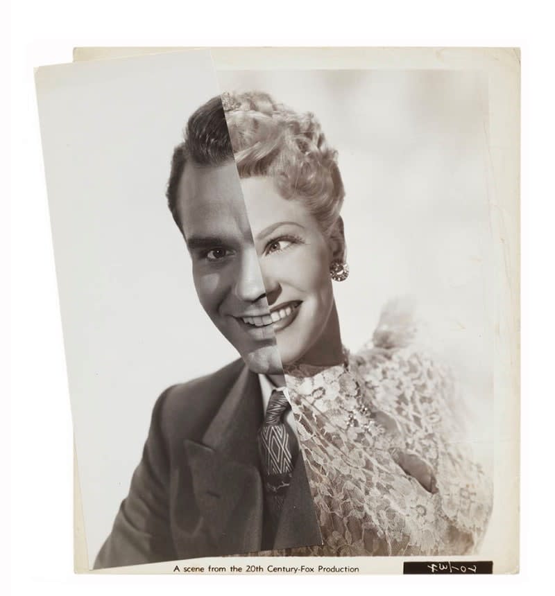John Stezaker, Wedding (Film Portrait Collage) V, 2013