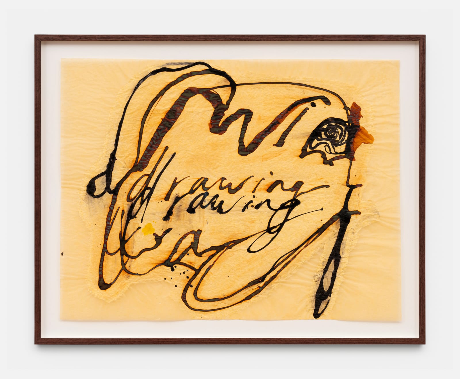 Mira Schor, Danger Drawing, 2001