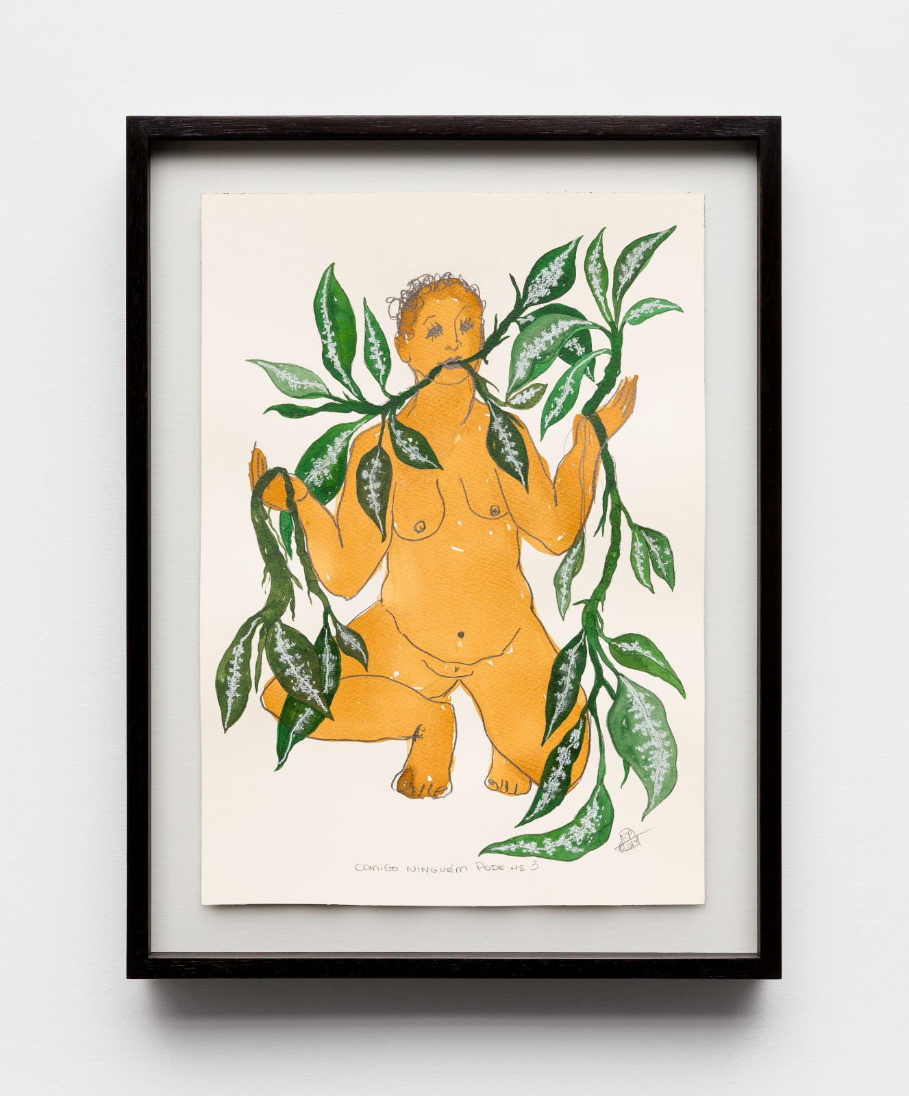 Rosana Paulino, Comigo Ninguém pode N°3, from the series Senhora das Plantas | Comigo Ninguém pode N°3, da série Senhora das Plantas, 2024