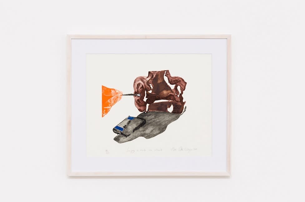 Anna Bella Geiger, Limpeza do ouvido com cotonete, 1968