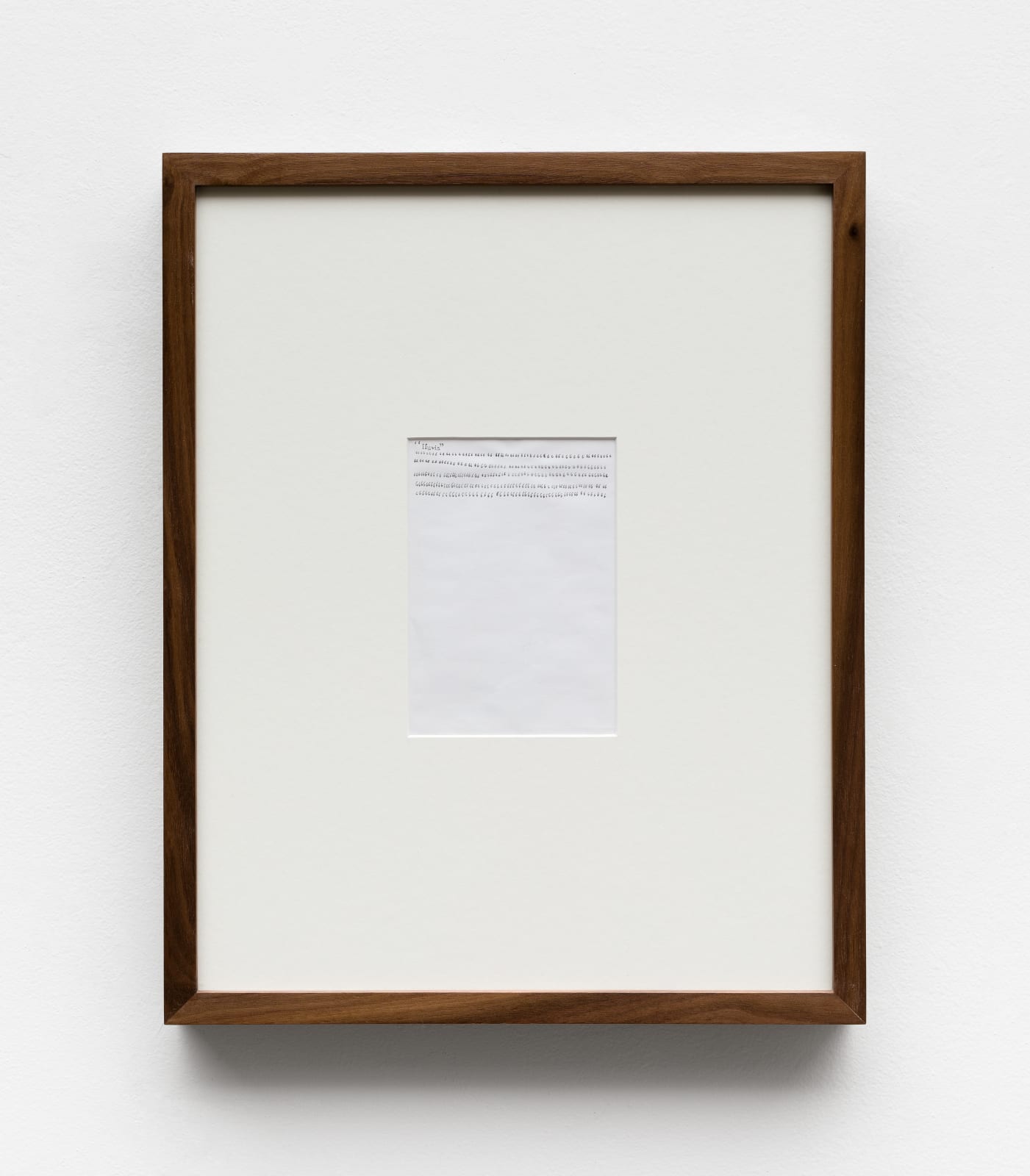 Carla Zaccagnini, Lluvia, 2005