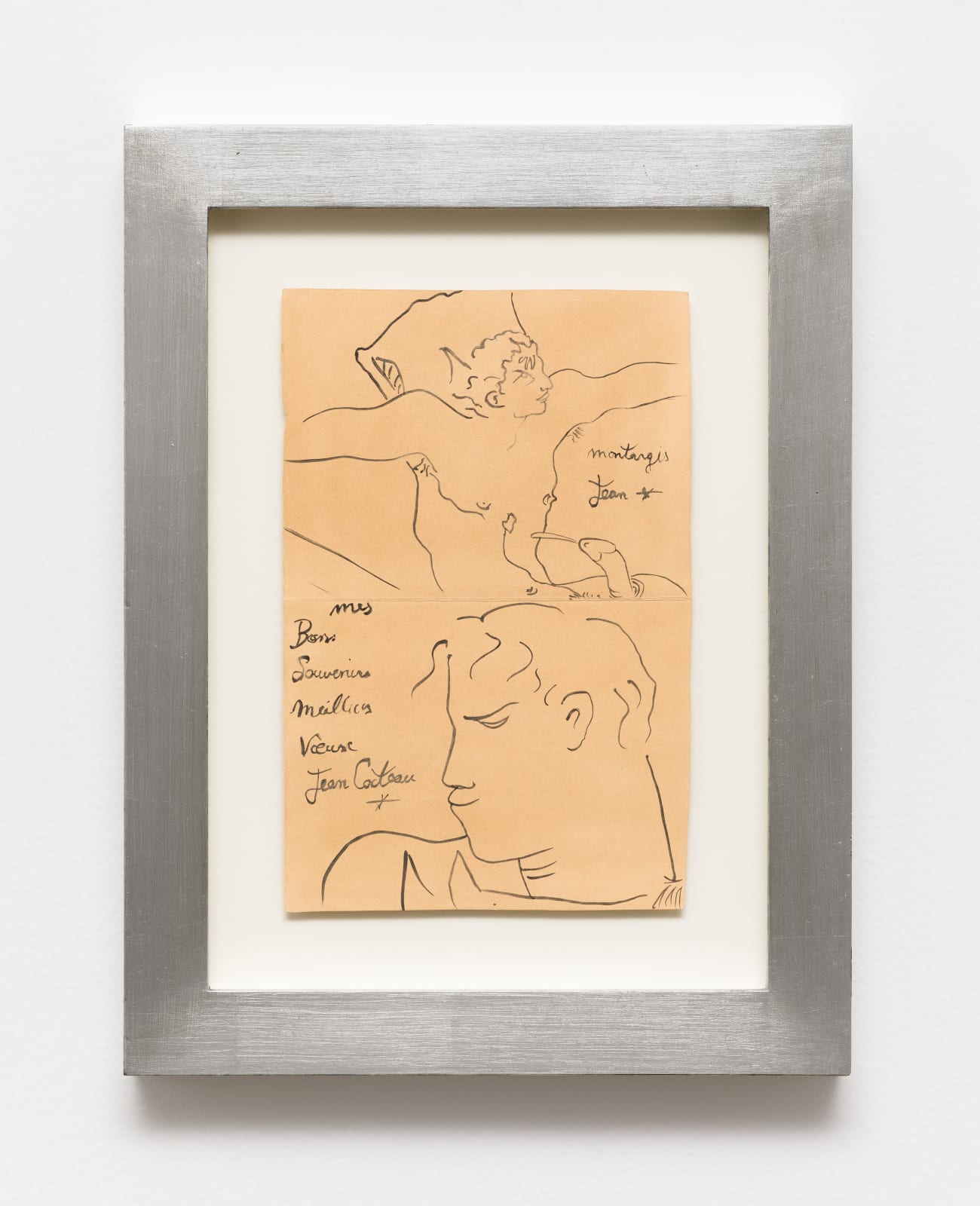 Jean Cocteau, Carte de vœux, 1953