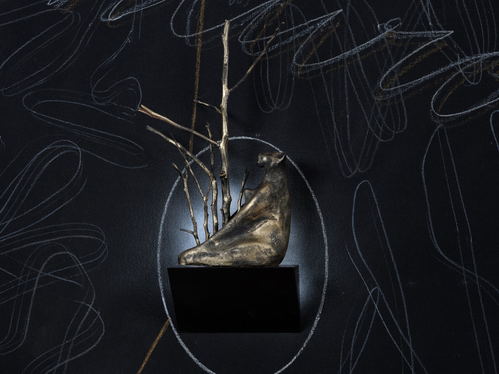 José Bedia, Ave Onirica del Centurion de Orion, 2023