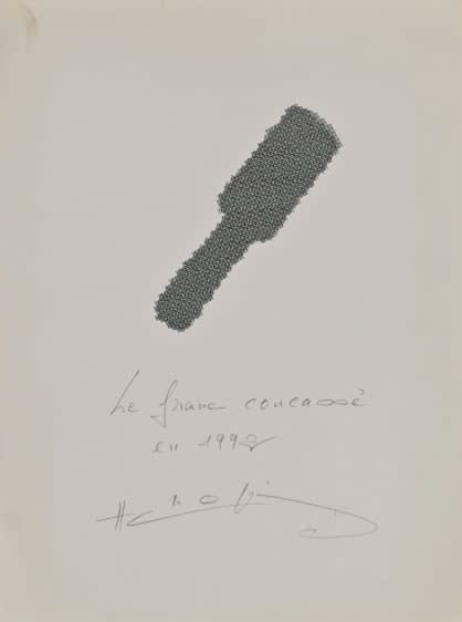 Henri Chopin, Le franc concassé, 1992