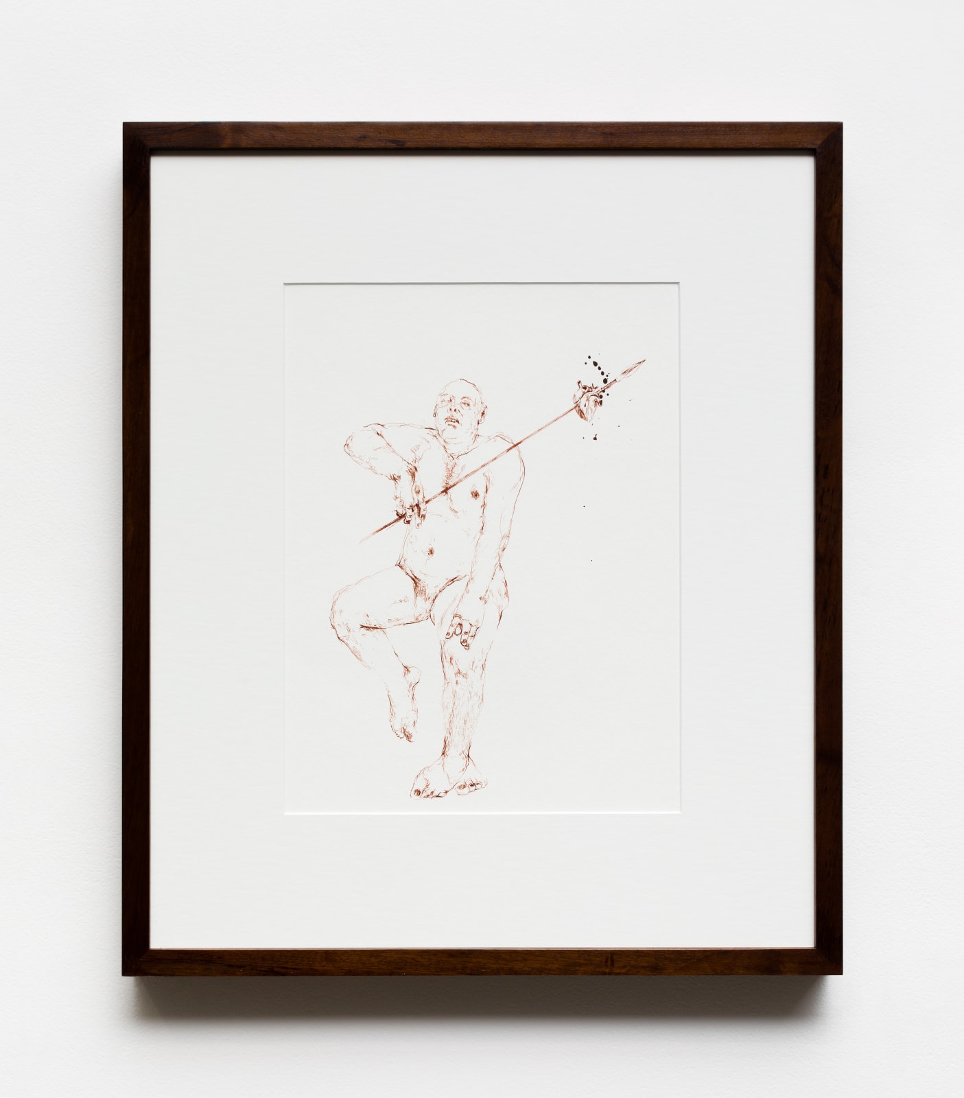 Antonio Obá, Esboço para uma personagem dantesca, 2023