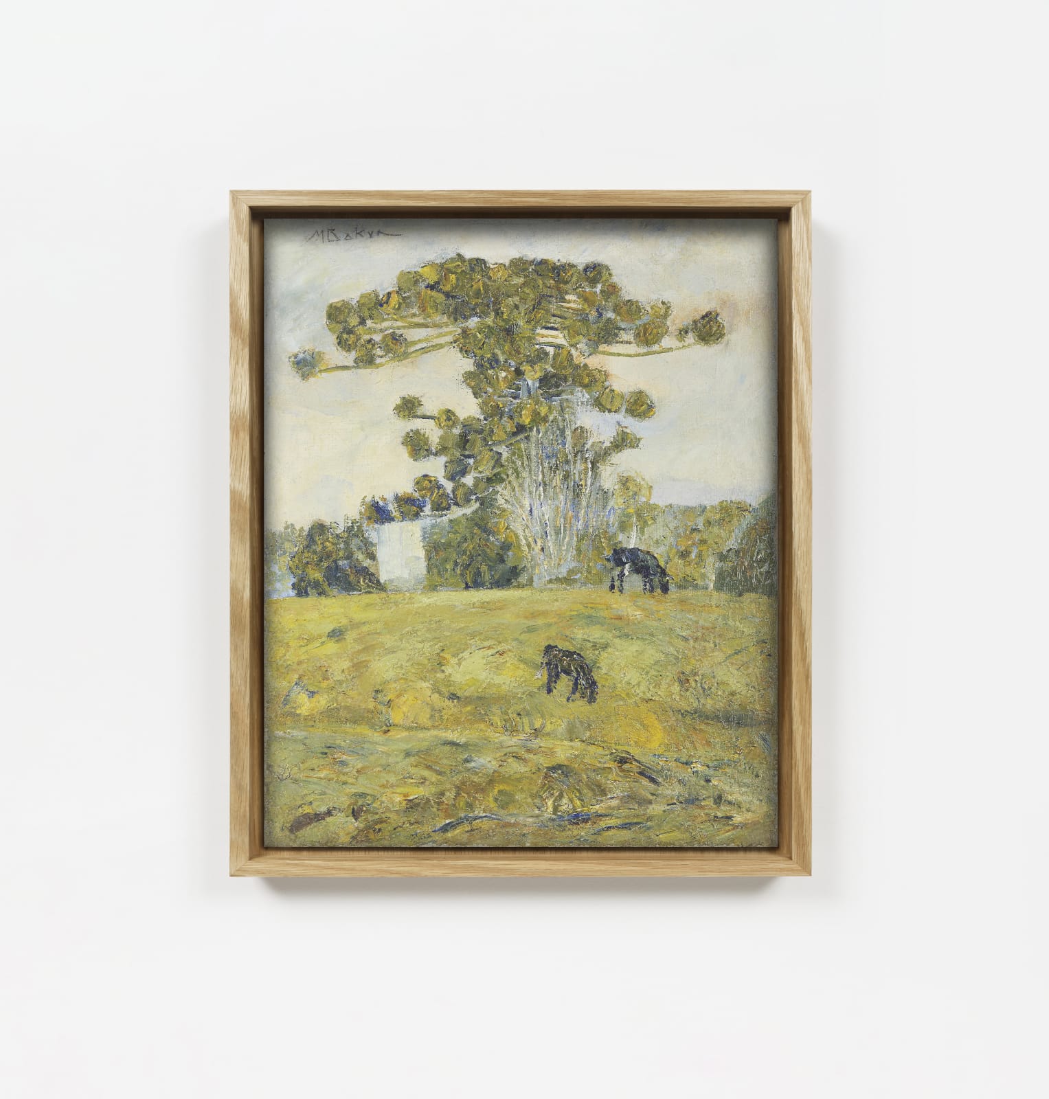 Miguel Bakun, Paisagem com Pinheiros e Cavalos | Landscape with Pine Trees and Horses, 1950's