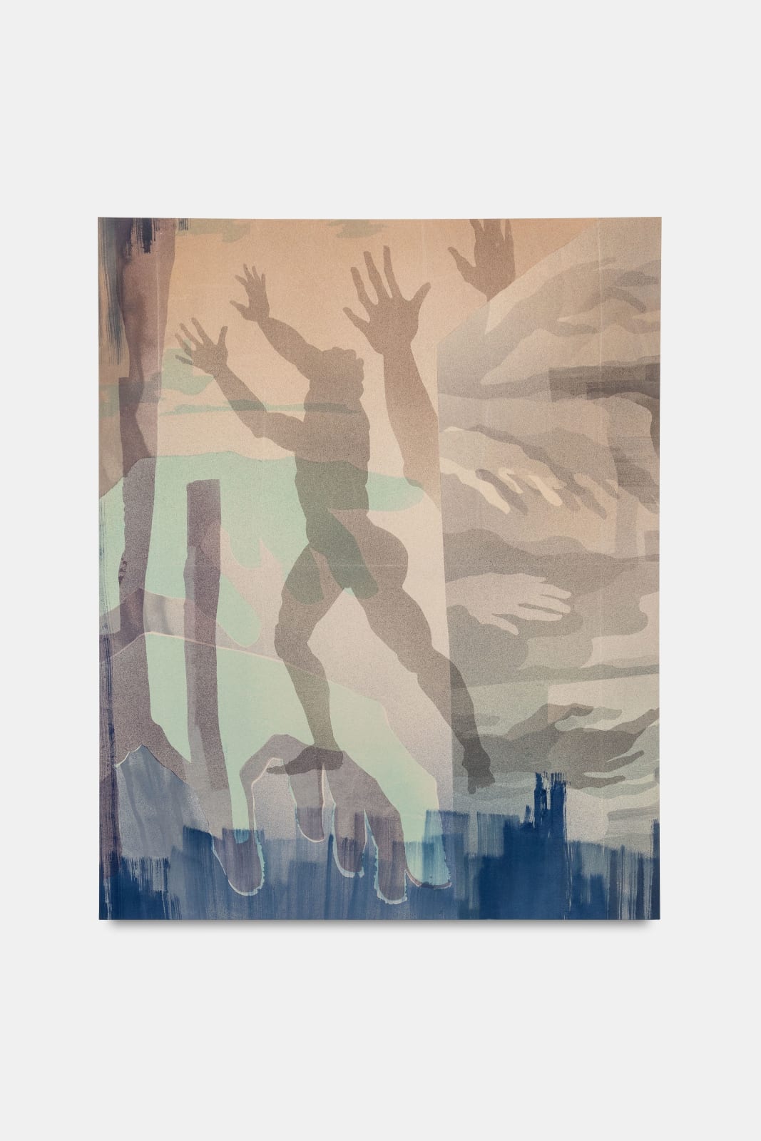 Matthew Lutz-Kinoy, Cave Simulation as luminescent event, 2023