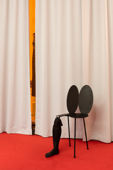 Dominique Gonzalez-Foerster & Manuel Raeder, BLACK MOUNTAIN right leg, 2016