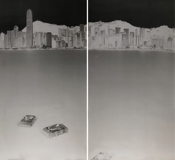 Shi Guorui, Avenue of Stars, HK 4-5 July 2016 (diptych) (SGRHK16), 2016