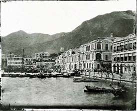 John Thomson, The Waterfront, Hong Kong, 1869