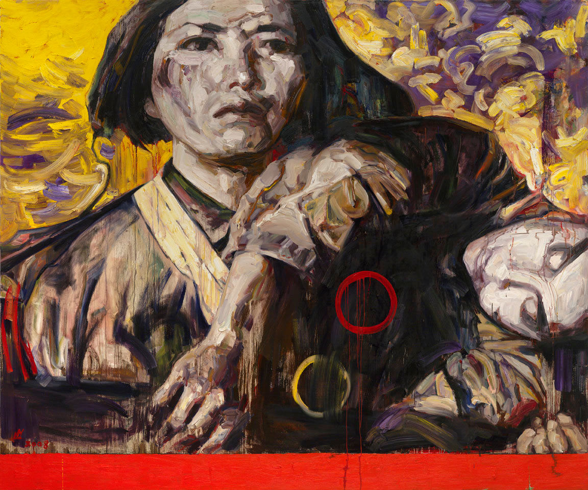 Hung Liu, No Saviour From On High Delivers #1, 2008