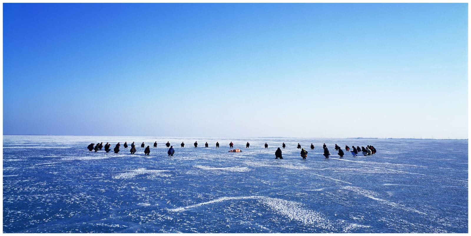 Cang Xin, Man And Sky As One Series No.3-2 (Circle of People), 2003