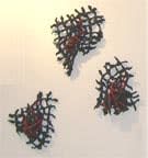 Nicole Dufour, Jours sur toile 13 (Triptych), 2002 - 2003