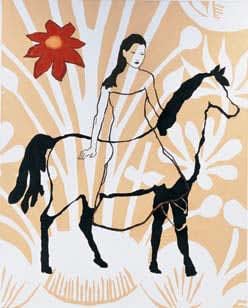 Carolyn Carr, Young Girl with Pony, 2000-2002