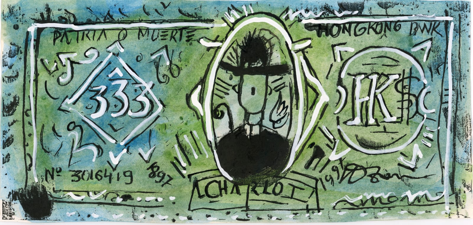 Vu Dan Tan, Money series/ Hong Kong Dollars – Charlie Chaplin subset, 1997