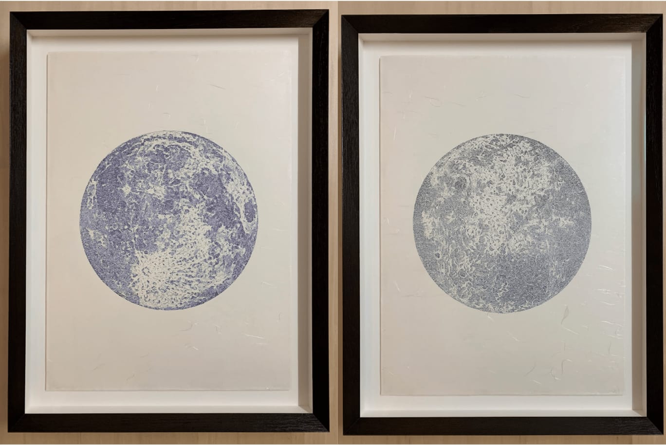 Phoebe Hui, Selenographia (WAC) Central Longitud 0° & 180°, 2021
