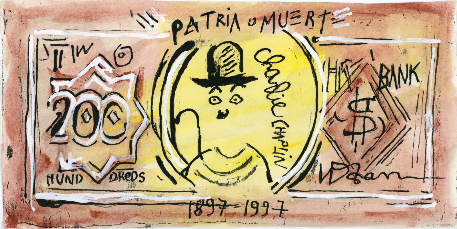 Vu Dan Tan, Money series/ Hong Kong Dollars – Charlie Chaplin subset, 1997