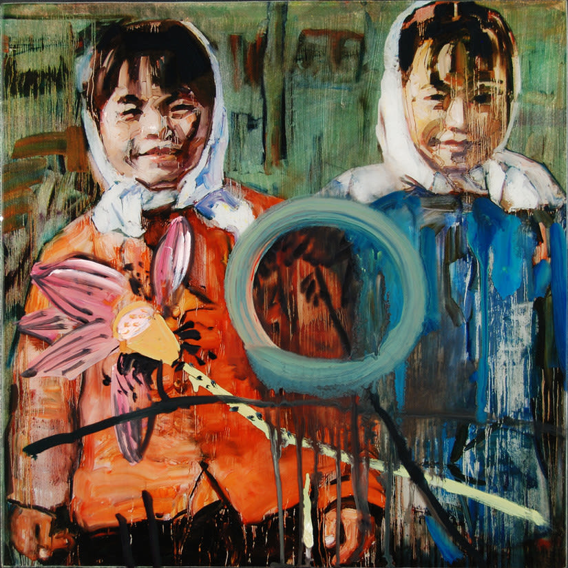 Hung Liu, Lotus Flower, 2010