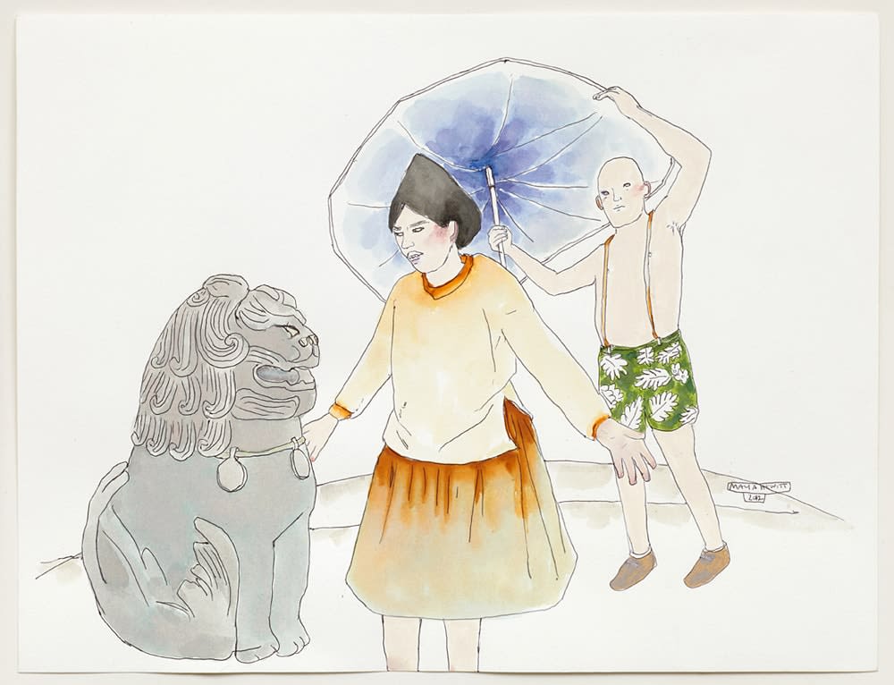 Maya Hewitt, Stone Lions, 2012