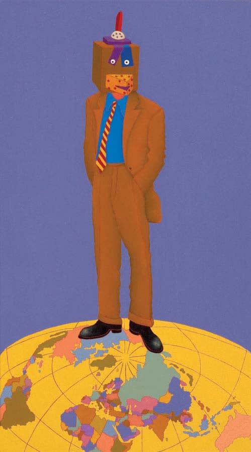 Terry Batt, Self Portrait With Itchy Feet, 2006