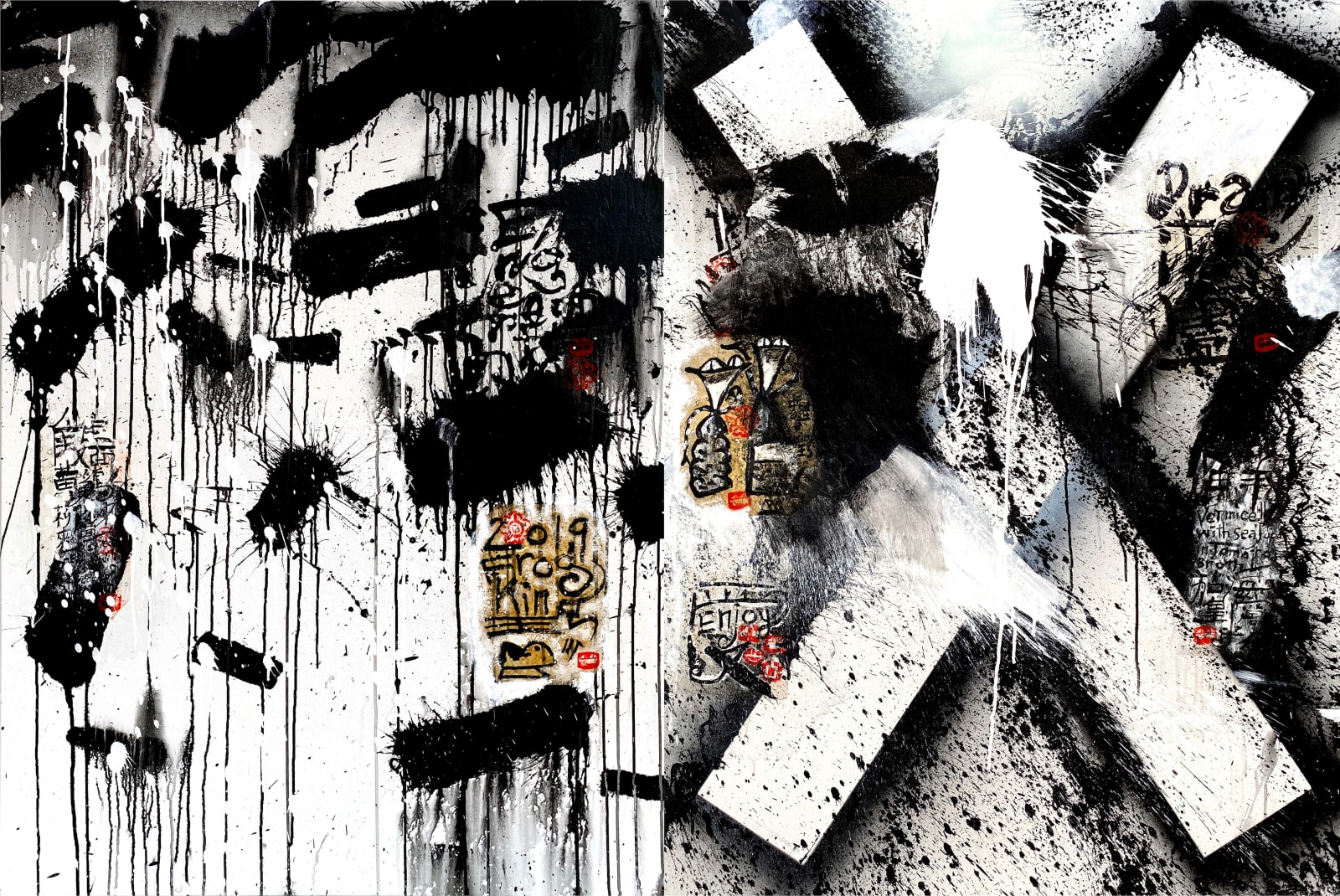 Frog King, Frog Xpression and Tears of Hope C+D, 2019