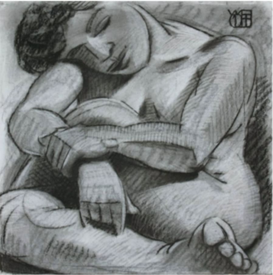 Wayne Forte, Study for Valeria Resting 1, 2001