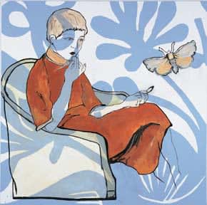 Carolyn Carr, Butterfly in Blue Sky, 2002