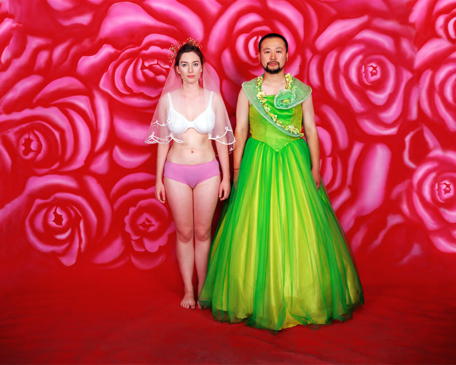 Cang Xin, Identity Exchange Series, Wedding White, 2003