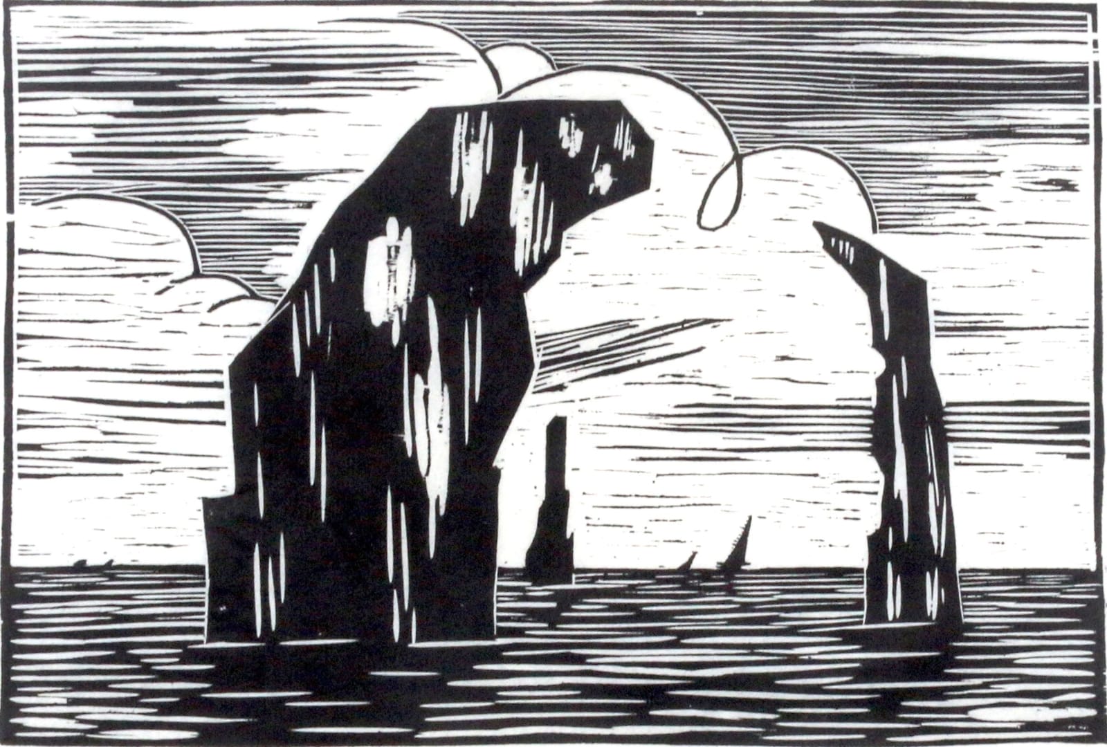 Ma Desheng, Seashore, 1980